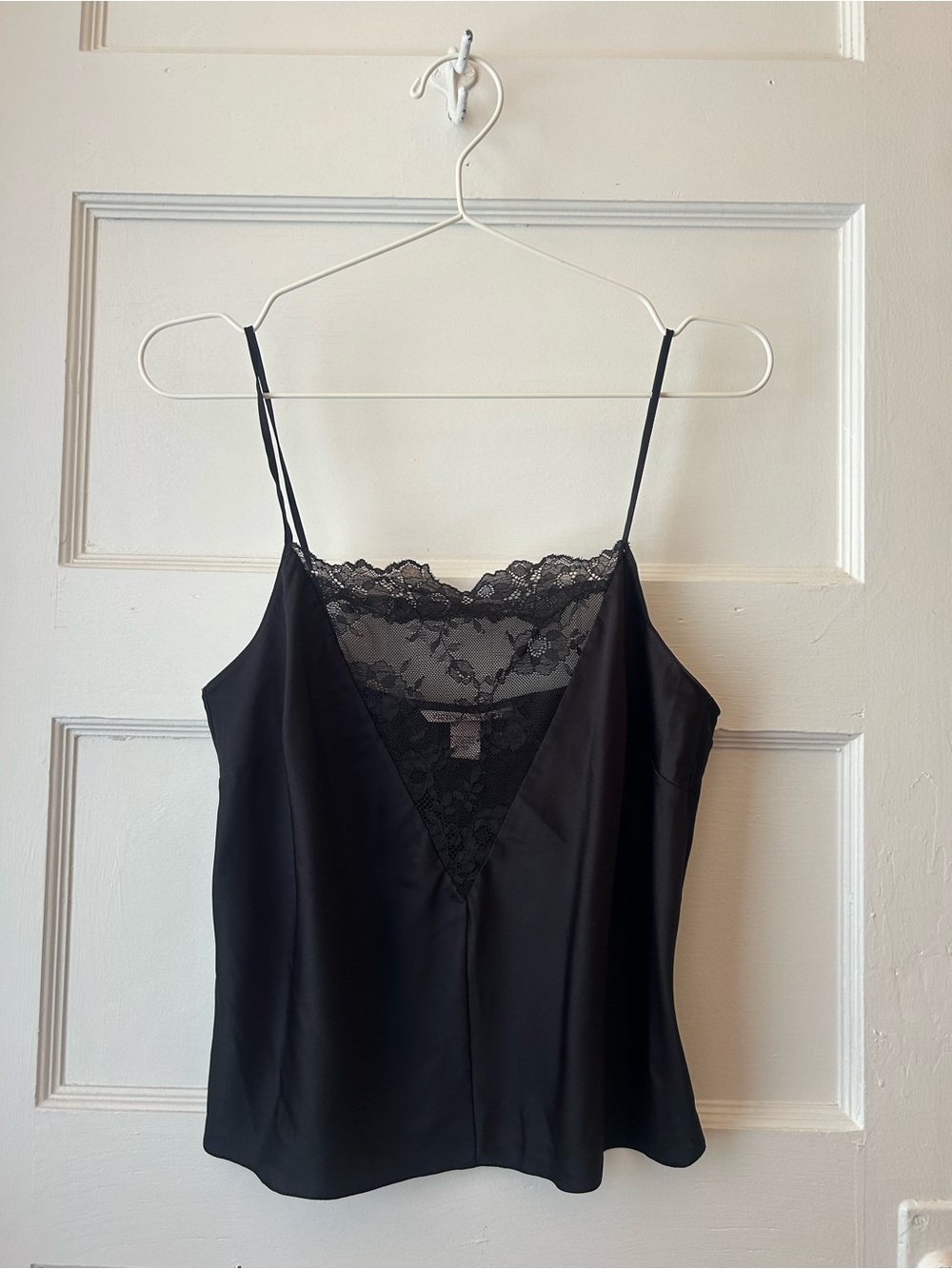 Victoria’s Secret black lace lingerie tank